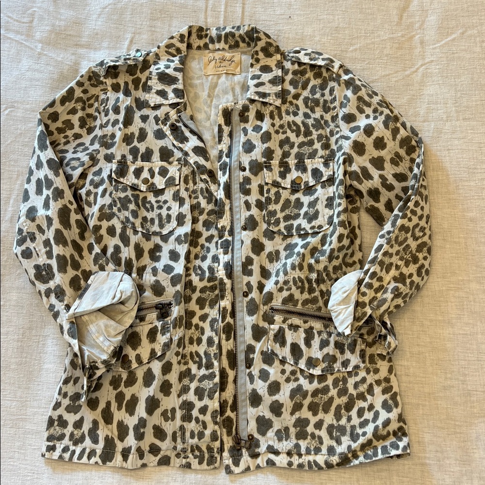 Leopard utility jacket cotton - Picture 6 of 10